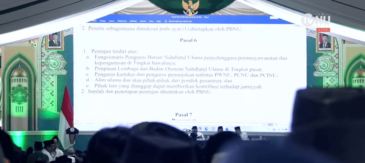 Sidang Pleno I Bahas Tata Tertib Muktamar NU-35, PBNU Dorong Musyawarah dan Mufakat