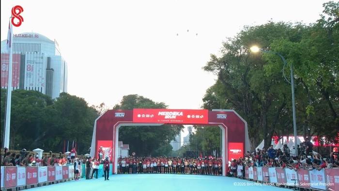 Ribuan Peserta Ikuti Merdeka Run 2026, 784 Polisi Disiagakan