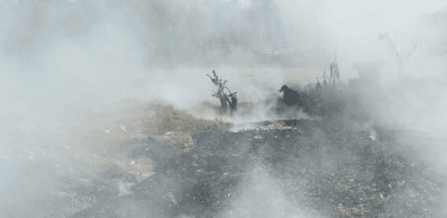 TPA Liar Waringinkurung Terbakar, Asap Masih Mengepul hingga Pagi