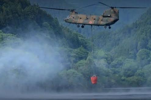 Jepang Kerahkan 600 Personel dan Helikopter Chinook untuk Bantu Atasi Karhutla di Kalimantan