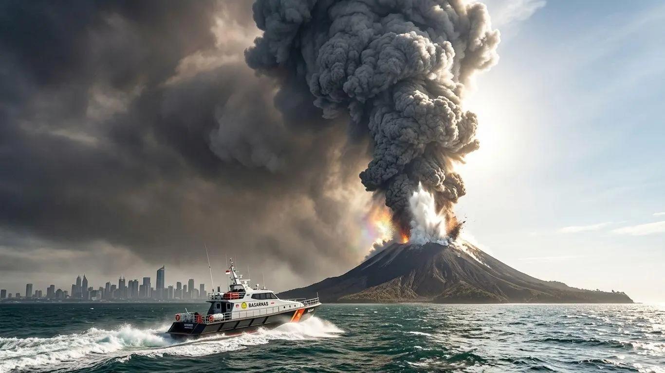 Abu Vulkanik Anak Krakatau Mulai Memasuki Jabodetabek, BMKG Deteksi Sebaran hingga Jakarta