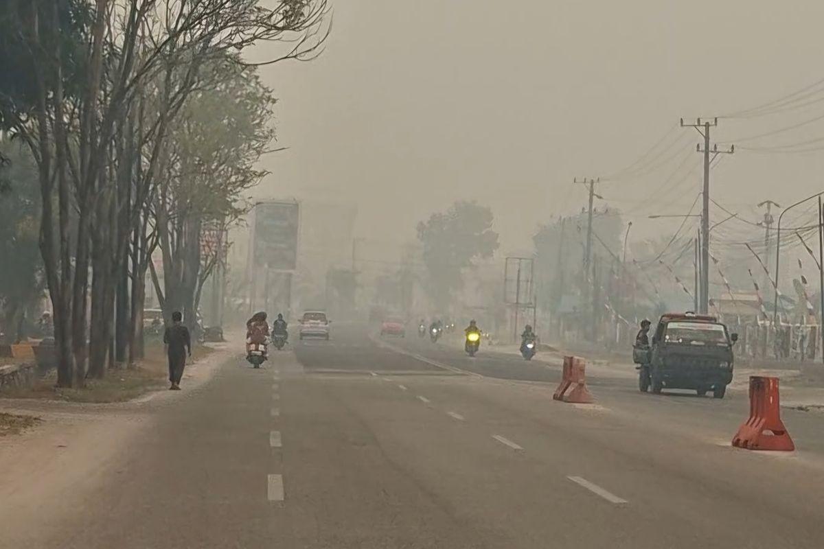 Kabut Asap Karhutla Masih Tebal, PJJ Palangka Raya Diperpanjang Hingga 9 September