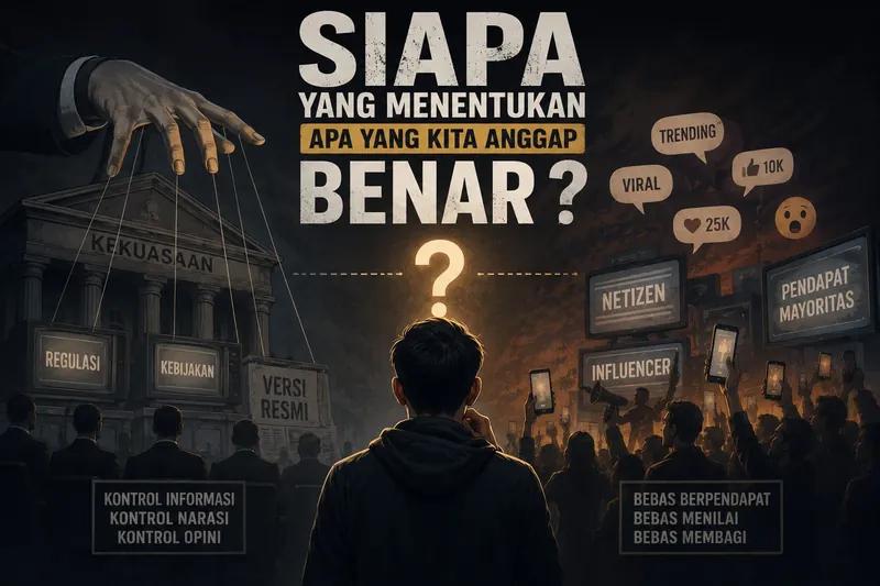 Siapa yang Menentukan Apa yang Kita Anggap Benar? Fitnah, perebutan persepsi, dan perjuangan menjaga kedaulatan batin