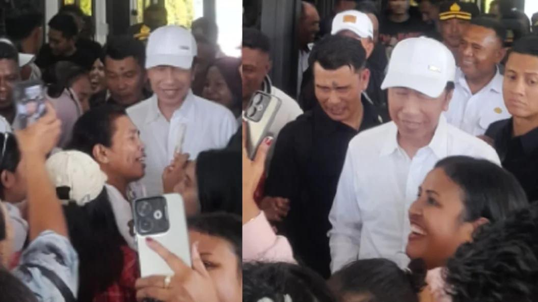 Jokowi Bermalam di Tenda Pengungsian Bersama Warga Palue