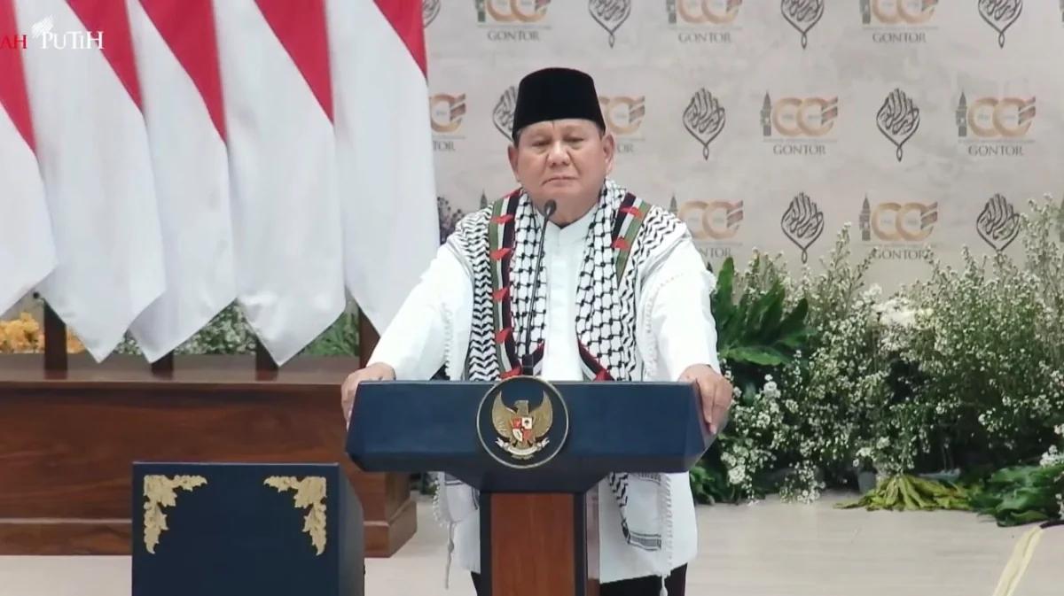 Prabowo Subianto Tegaskan Dukungan Palestina di Perayaan 100 Tahun Pondok Modern Gontor - Foto 1