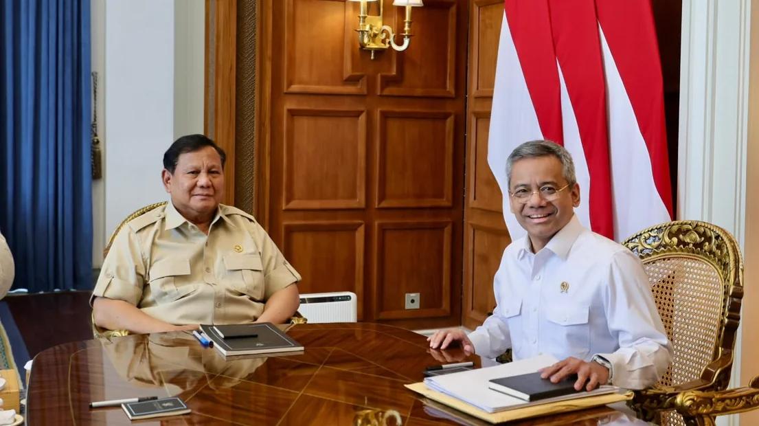 Prabowo bertemu Suahasil