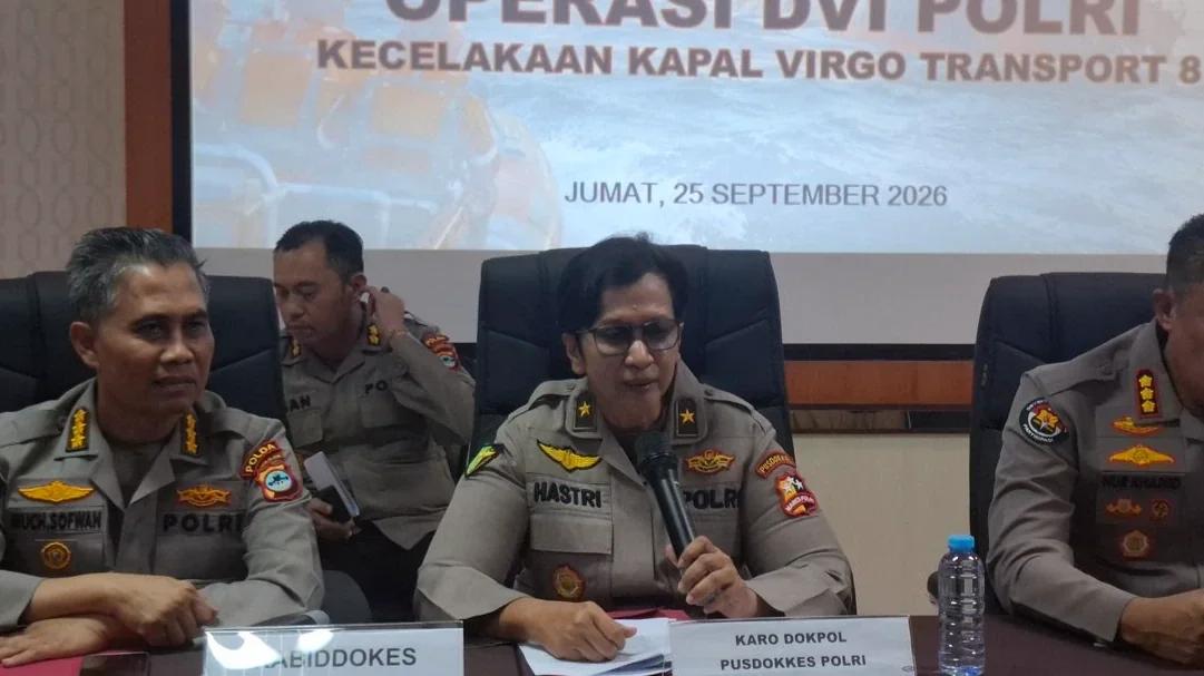 Lima Jenazah Korban KM Virgo Teridentifikasi, Berasal dari Jawa Timur dan Tengah