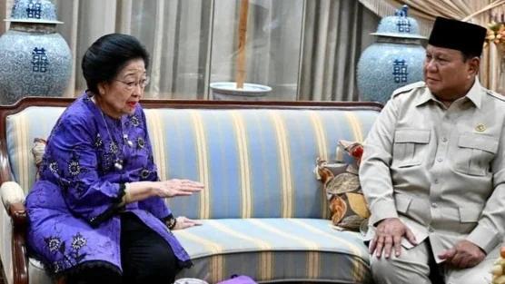 Prabowo Takziah ke Megawati, Sampaikan Duka Atas Wafatnya Guruh Soekarnoputra