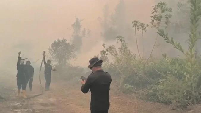 Bareskrim Kepolisian Republik Indonesia Tetapkan Empat Korporasi Sebagai Tersangka Kasus Kebakaran Hutan