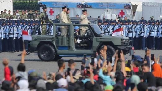 Prabowo Hadiri HUT ke-81 TNI, Upacara Digelar di Cilangkap