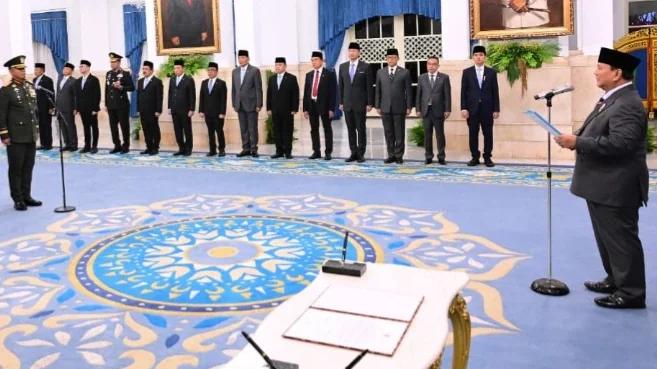 PELANTIKAN JENDERAL MARULI OLEH PRABOWO