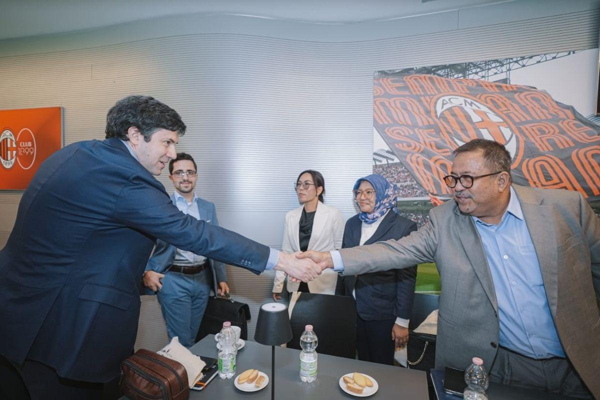 Bekunjung ke San Siro Milan, Rano Karno Bertekad JIS Jakarta Jadi Pusat Sport Tourism